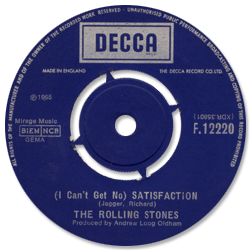 The Rolling Stones: (I Can't Get No) Satisfaction - UK 1969