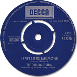 The Rolling Stones: (I Can't Get No) Satisfaction - UK 1972