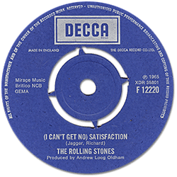 The Rolling Stones : (I Can't Get No) Satisfaction - UK 1972