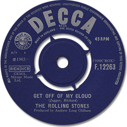 The Rolling Stones: Get Off Of My Cloud - UK 1965