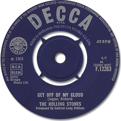 The Rolling Stones: Get Off Of My Cloud - UK 1965