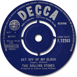 The Rolling Stones: Get Off Of My Cloud - UK 1965