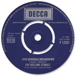 The Rolling Stones: 19th Nervous Breakdown - UK 1972