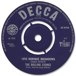 The Rolling Stones: 19th Nervous Breakdown - UK 1966