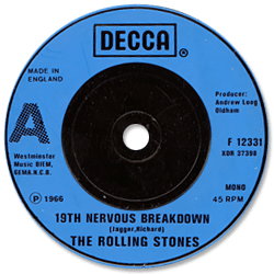 The Rolling Stones: 19th Nervous Breakdown - UK 1982