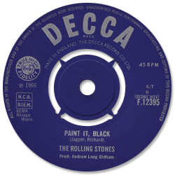The Rolling Stones: Paint It, Black - UK 1966