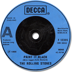 The Rolling Stones: Paint It, Black - UK 1982