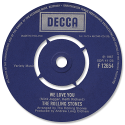 The Rolling Stones: We Love You - UK 1972