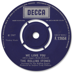 The Rolling Stones: We Love You - UK 1967