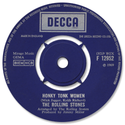 The Rolling Stones: Honky Tonk Women - UK 1969