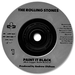 The Rolling Stones: Paint It, Black - UK 1990