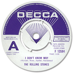 The Rolling Stones: I Don't Know Why - UK 1975
