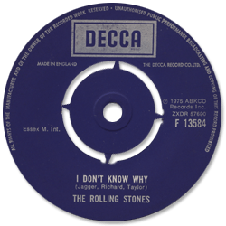 The Rolling Stones: I Don't Know Why - UK 1975