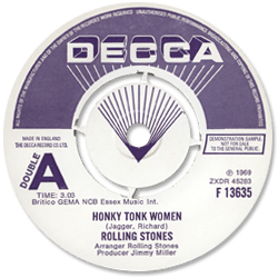 The Rolling Stones: Honky Tonk Women - UK 1975