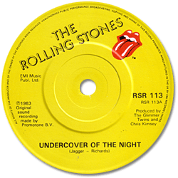 The Rolling Stones: Undercover (Of The Night) - UK 1983