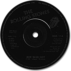 The Rolling Stones: She Was Hot - UK 1984
