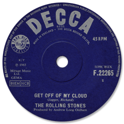 The Rolling Stones: Get Off Of My Cloud - UK 1965