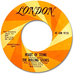 The Rolling Stones : Heart Of Stone - USA 1965