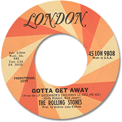 The Rolling Stones - Gotta Get Away - US promo 45