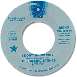 The Rolling Stones : I Don't Know Why - USA 1975