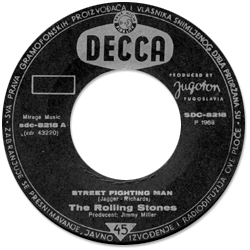 The Rolling Stones - Street Fighting Man - SDC 8218 • Yugoslavia discography: The Decca years [1964-1971]