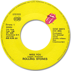 The Rolling Stones: Miss You - Yugoslavia 1978