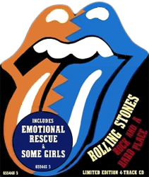 The Rolling Stones - Rock & A Hard Place limited edition shaped PS