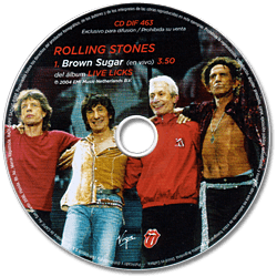 The Rolling Stones - Brown Sugar (Live)  - Virgin DIF 463 Argentina CDS