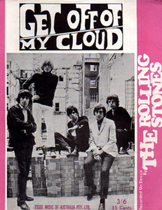 The Rolling Stones • Get Off Of My Cloud • original sheet music from 1965, Australia