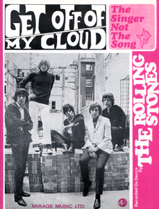 The Rolling Stones • Get Off Of My Cloud • original sheet music from 1965, UK