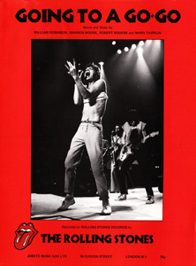 The Rolling Stones • Going To A Gogo (live) • original sheet music from 1982, UK