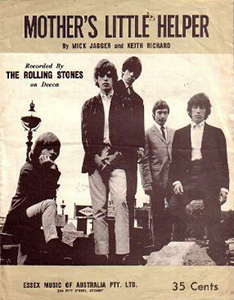 The Rolling Stones • Mother's Little Helper • original sheet music from 1966, Australia