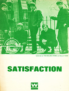 The Rolling Stones • (I Can't Get No) Satisfaction • original sheet music from 1965, Sweden