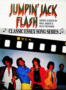 The Rolling Stones • Jumpin' Jack Flash • original sheet music from 1980, Australia