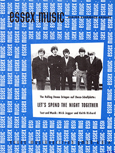 The Rolling Stones • Let's Spend The Night Together • original sheet music from 1967, Germany