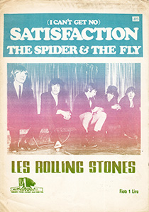The Rolling Stones • (I Can't Get No) Satisfaction • original sheet music from 1965, Turkey
