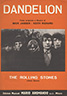 The Rolling Stones • Dandelion • original sheet music from 1967, Italy