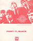 The Rolling Stones • Paint it, Black • original sheet music from 1966, Sweden