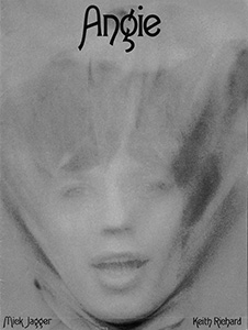 The Rolling Stones • Angie • original sheet music from 1973, USA