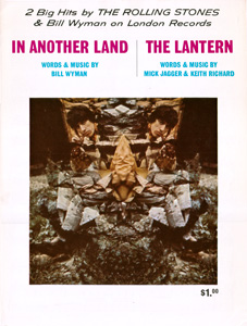 The Rolling Stones - In Another Land US sheet music