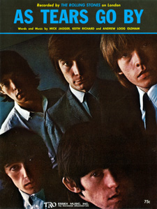 The Rolling Stones - As Tears Go By - US sheet music