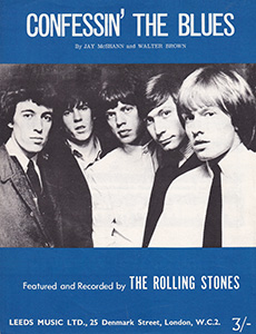 The Rolling Stones • Confessin' The Blues • original sheet music from 1964, UK