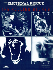 The Rolling Stones - Emotional Rescue US sheet music The Rolling Stones - Emotional Rescue US sheet music