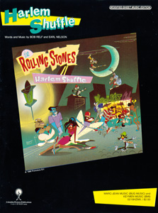 The Rolling Stones • Harlem Shuffle • original sheet music from 1986, USA