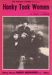 The Rolling Stones - Honky Tonk Women Italian sheet music