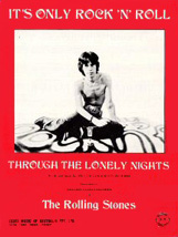 The Rolling Stones • It's Only Rock'n'Roll • original sheet music from 1974, Australia The Rolling Stones • It's Only Rock'n'Roll • original sheet music from 1974, Australia