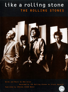 The Rolling Stones • Like A Rolling Stone • original sheet music from 1995, UK