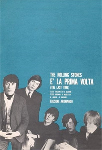 The Rolling Stones - The Last Time  Italian sheet music