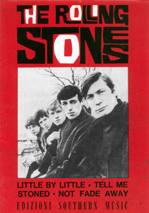 The Rolling Stones • Not Fade Away • original sheet music from 1964, Italy
