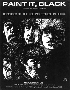 The Rolling Stones - Paint It, Black UK sheet music The Rolling Stones - Paint It, Black UK sheet music